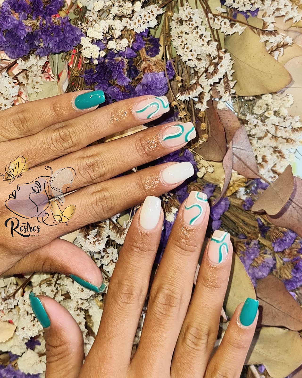 Trabajo de uñas realizado en Rostros